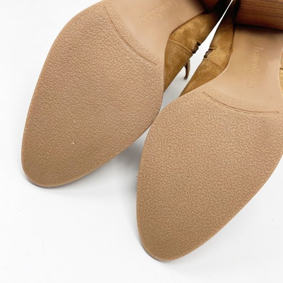Franco Sarto Womens Suede Leather 'Delancy' Side Zip Heel Bootie Size 8.5 Narrow - Picture 11 of 11